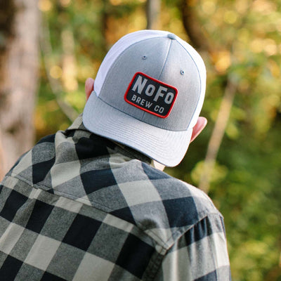 Gray Trucker with Rectangle Patch